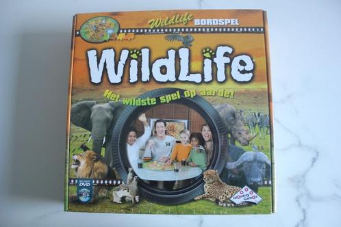 Wildlife bordspel met dvd.(Nieuw, in gesealde verpakking), Hobby en Vrije tijd, Gezelschapsspellen | Bordspellen, Nieuw, Een of twee spelers