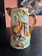 Majolica Figuurlijke Kan Frankrijk Belgie antiek, Antiek en Kunst, Antiek | Keramiek en Aardewerk, Ophalen of Verzenden