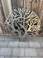 Laser gesneden boom 2mm dik cortenstaal 88cm rond nieuw, Huis en Inrichting, Woonaccessoires | Wanddecoraties, Ophalen of Verzenden