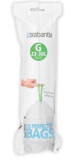 Brabantia PerfectFit vuilniszakken, code G (23-30 liter), Huis en Inrichting, Woonaccessoires | Prullenbakken, Ophalen, Kunststof