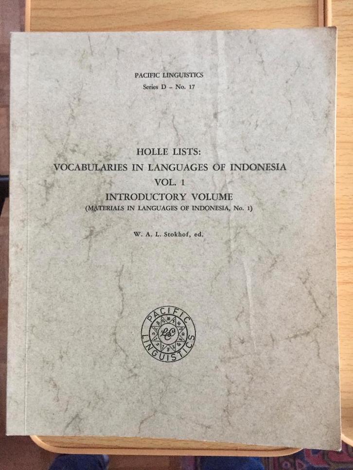 Holle-woordenlijsten van Indonesische talen, Boeken, Overige Boeken, Zo goed als nieuw, Ophalen of Verzenden