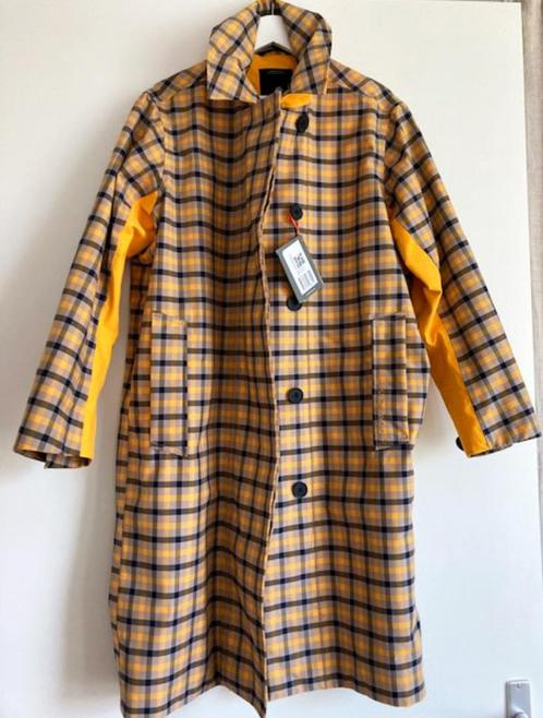 Didriksons geruite regenjas GRAND WNS,*NIEUW* mt 40/42, Kleding | Dames, Jassen | Zomer, Nieuw, Maat 38/40 (M), Geel, Ophalen of Verzenden