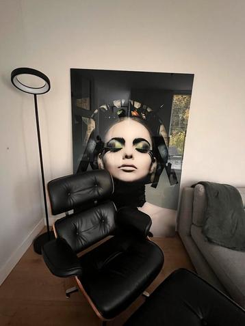 Grote Model met Make-up op Plexiglas beschikbaar voor biedingen