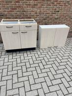 Keuken kast onder en 2  bovenkasten, Ophalen, Zo goed als nieuw, 25 tot 50 cm, Minder dan 100 cm
