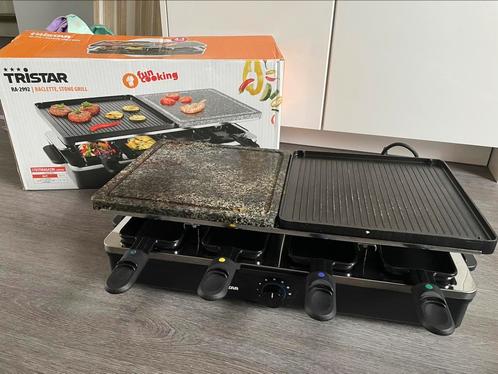 Tristar RA-2992 Raclette, steen grill, gourmetstel, Witgoed en Apparatuur, Gourmetstellen, Gebruikt, Ophalen