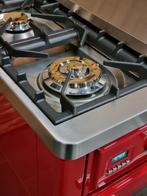 🔥Luxe Fornuis Boretti Majestic 90 cm Ferrari rood afzuigkap, Witgoed en Apparatuur, Fornuizen, 60 cm of meer, 5 kookzones of meer