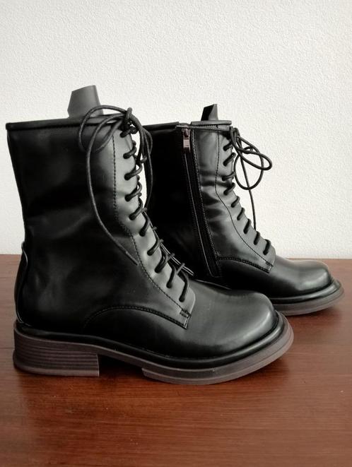 !! 🖤 Nieuwe Chuncky Veterlaarzen 🖤 !!, Kleding | Dames, Schoenen, Nieuw, Lage of Enkellaarzen, Zwart, Ophalen of Verzenden
