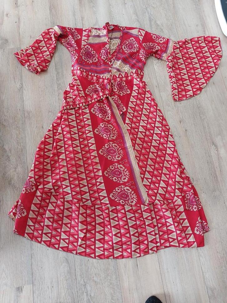 Blackfish overslag jurk maat one-size, Kleding | Dames, Jurken, Nieuw, Rood, Onder de knie, Ophalen of Verzenden