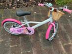 Roze kinderfiets BTWIN 16inch docto girl 500 Decathlon, Ophalen, Gebruikt, Handrem, BTWIN
