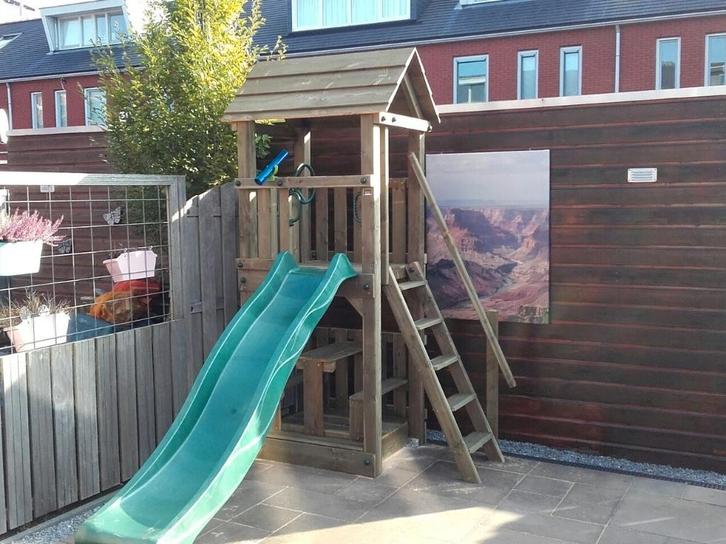 compacte KLEINE TOREN speeltoren speelhuis klimtoren, Kinderen en Baby's, Speelgoed | Buiten | Speelhuisjes, Nieuw, Hout, Ophalen