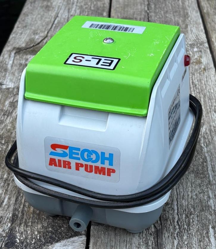 Luchtpomp Secoh EL-S-60n, Tuin en Terras, Vijver-toebehoren, Gebruikt, Vijverpomp, Ophalen of Verzenden