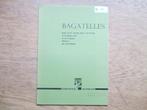 BAGATELLES --DUETS VOOR TROMPET EN HOORN OF SAXOFOON, Muziek en Instrumenten, Ophalen of Verzenden, Artiest of Componist, Jazz