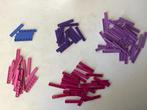 Lego tegel 1x6 diverse kleuren roze en paars, Ophalen of Verzenden, Gebruikt, Losse stenen, Lego