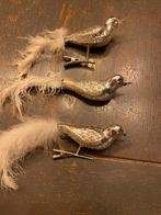 Vintage Kerst Ornament Vogel met Veer, Ophalen of Verzenden