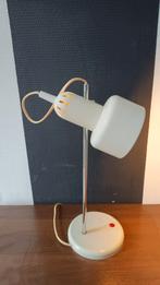 Vintage bureaulamp jaren 70 crème wit, Gebruikt, Vintage, Ophalen of Verzenden, Minder dan 50 cm