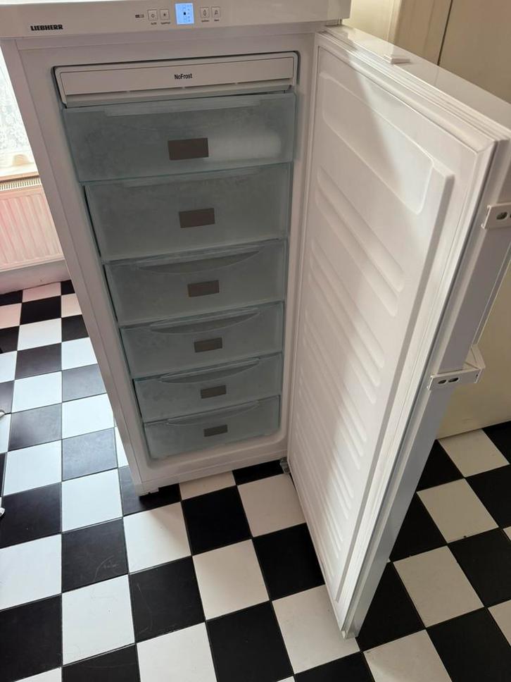 Liebherr No Frost vriezer met 6 lades A++, Witgoed en Apparatuur, Vriezers en Diepvrieskisten, Zo goed als nieuw, Vrijstaand, Vrieskast