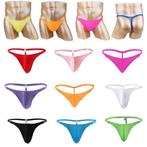 Gekleurde heren string / slip onderbroek mannen tanga sexy, Verzenden, Overige kleuren, Slip