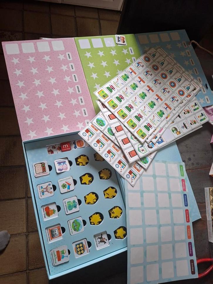 Picto Beloon Systeem - Stickerbeloningssysteem, Kinderen en Baby's, Speelgoed | Educatief en Creatief, Gebruikt, Taal en Lezen