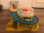 Speelgoed garage van Fisher Price  met 11 autootjes, Ophalen of Verzenden, Gebruikt, Speelset