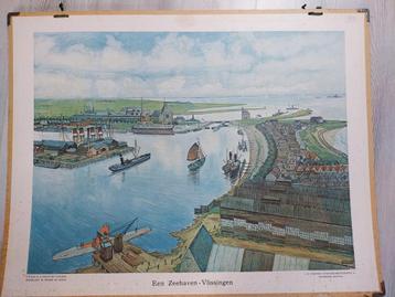 Schoolplaat Zeehaven Vlissingen beschikbaar voor biedingen