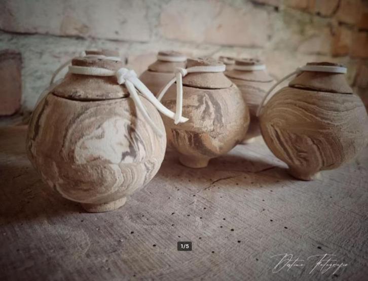 Tempelpotje PURE handmade, Antiek en Kunst, Kunst | Overige Kunst, Ophalen of Verzenden