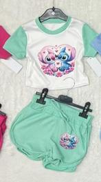 zomer setje Stitch & Angel - groen/mint mt 122/128, Meisje, Nieuw, Ophalen of Verzenden, Setje