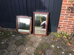 2 Oude Spiegels met geslepen Spiegelglas 2 voor € 10,00., Ophalen, Rechthoekig, Minder dan 100 cm