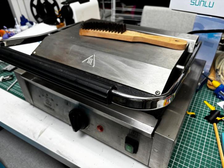 Professionele Contactgrill / Paninigrill incl friteuse, Huis en Inrichting, Keuken | Keukenbenodigdheden, Gebruikt, Ophalen