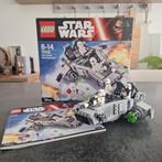 Lego star wars 75100 First order snowspeeder, Kinderen en Baby's, Speelgoed | Duplo en Lego, Ophalen of Verzenden, Zo goed als nieuw