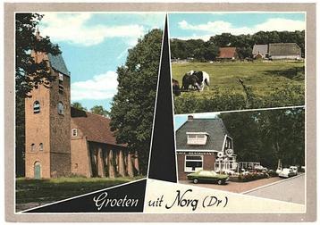 909809 Norg Drenthe 1973 t Norgerhout _Gelopen met mooie  beschikbaar voor biedingen