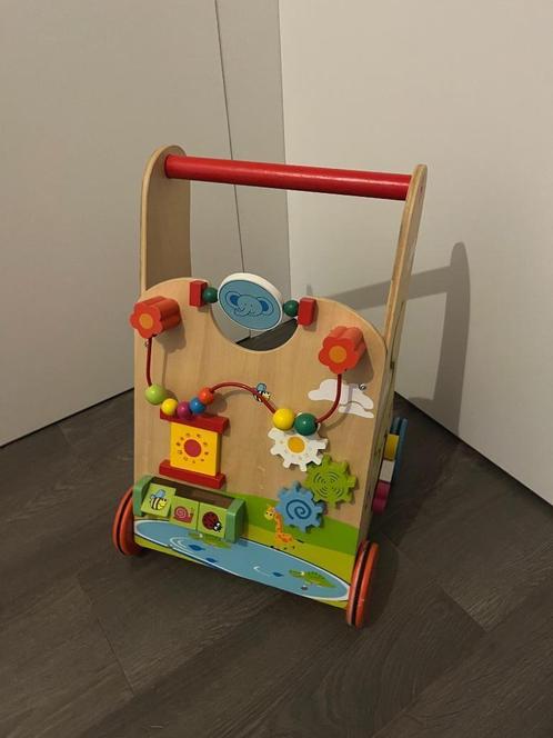Loopwagen, Kinderen en Baby's, Speelgoed | Houten speelgoed, Gebruikt, Duw- of Trekspeelgoed, Ophalen