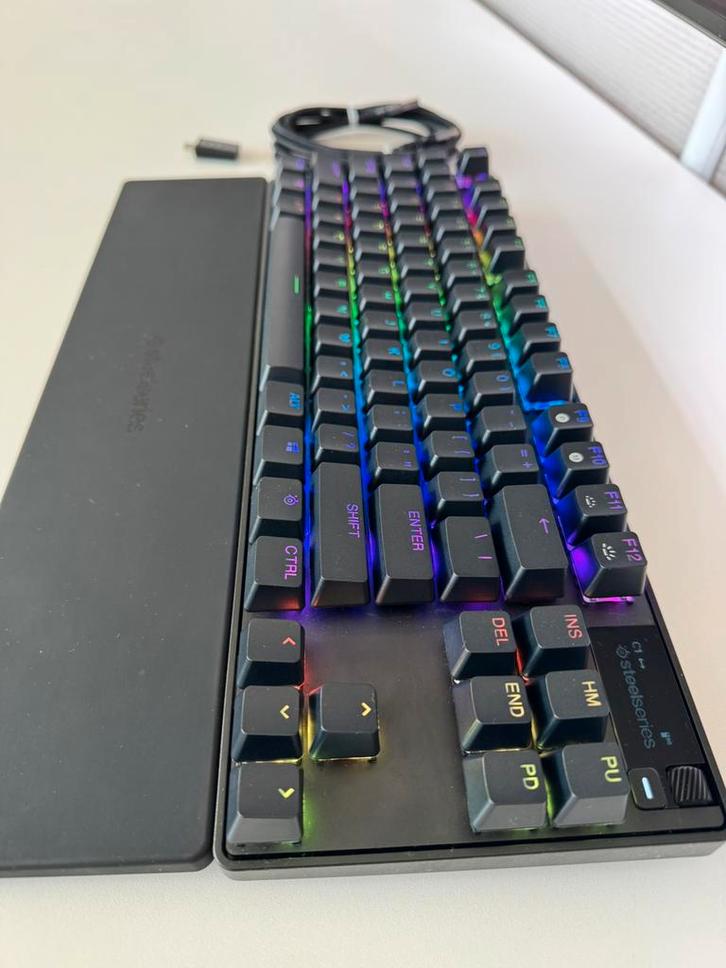SteelSeries Apex Pro TKL Wireless – QWERTY, Computers en Software, Toetsenborden, Zo goed als nieuw, Gaming toetsenbord, Ophalen of Verzenden