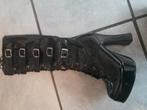 Kinky lak laarzen maat 37, Kleding | Dames, Schoenen, Ophalen of Verzenden, Zo goed als nieuw, Zwart, Hoge laarzen