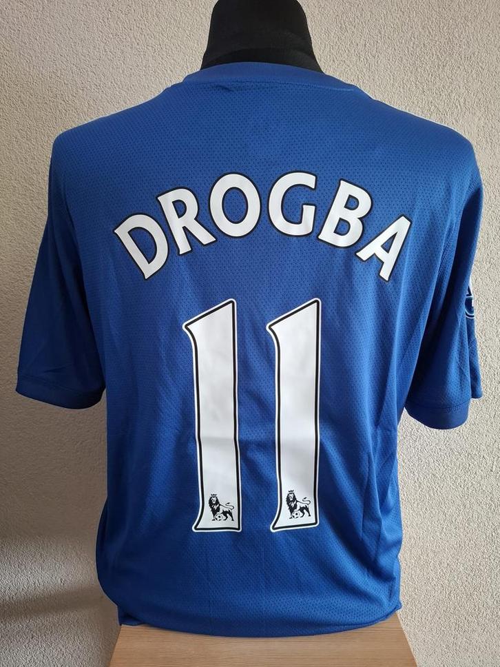 Chelsea Drogba Voetbalshirt Maat L, Kleding | Heren, Sportkleding, Zo goed als nieuw, Ophalen of Verzenden