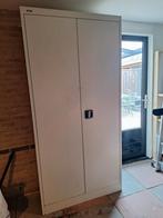 Metalen Opbergkast/Werkkast - Stevig en Praktisch!, Huis en Inrichting, Kasten | Roldeurkasten en Archiefkasten, Gebruikt, Meerdere deuren
