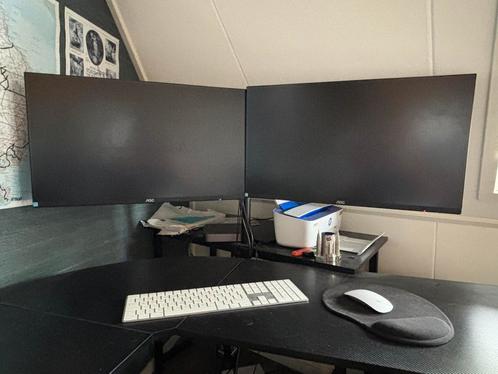 Complete Apple Mac Mini Set – 2x 27” Monitor, Computers en Software, Apple Desktops, Zo goed als nieuw, Mac Mini, SSD, 3 tot 4 Ghz