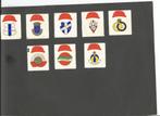 8  oude  voetbalsluitzegels Samson/Hercules/Ascot  shag, Verzamelen, Ophalen of Verzenden, Gebruikt, Overige typen