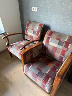 Vintage fauteuils (set van 2), Huis en Inrichting, Stoelen, Ophalen, Gebruikt, Twee, Overige kleuren