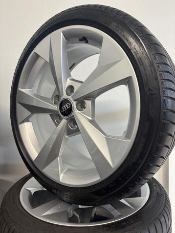 18” Audi A3 velgen + zomerbanden DEMOSET ORIGINEEL  beschikbaar voor biedingen