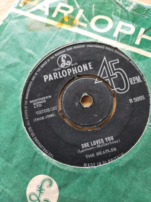 The Beatles , she loves you., Cd's en Dvd's, Vinyl Singles, Zo goed als nieuw, Pop, Ophalen of Verzenden