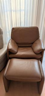 Leolux Bora Bora fauteuil &  hocker ontwerp Axel Enthoven, Huis en Inrichting, Fauteuils, Ophalen, Gebruikt, Design, 50 tot 75 cm