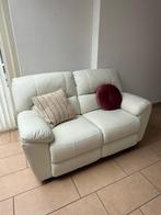 2 personen leren bankstel met relax functie, Ophalen, 150 tot 200 cm, Tweepersoons, Zo goed als nieuw