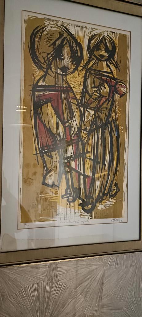 Kunstwerk van onbekende kunstenaar, Antiek en Kunst, Kunst | Litho's en Zeefdrukken, Ophalen
