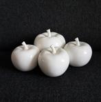 Decoratieve witte appels keramiek, Ophalen of Verzenden, Zo goed als nieuw, Dier