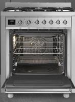 SMEG - Gasfornuis - 70 cm - RVS, Ophalen, Zo goed als nieuw