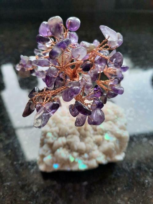 Amethist boompje, Sieraden, Tassen en Uiterlijk, Edelstenen, Nieuw, Ophalen of Verzenden