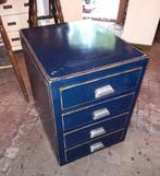 Brocante houten ladenkast, Huis en Inrichting, Kasten | Ladekasten, Ophalen, 50 tot 100 cm, Zo goed als nieuw, Minder dan 100 cm