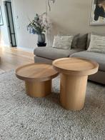 Bolia salontafels Plateau 2 stuks, Huis en Inrichting, Ophalen, 50 tot 100 cm, Rond, Zo goed als nieuw