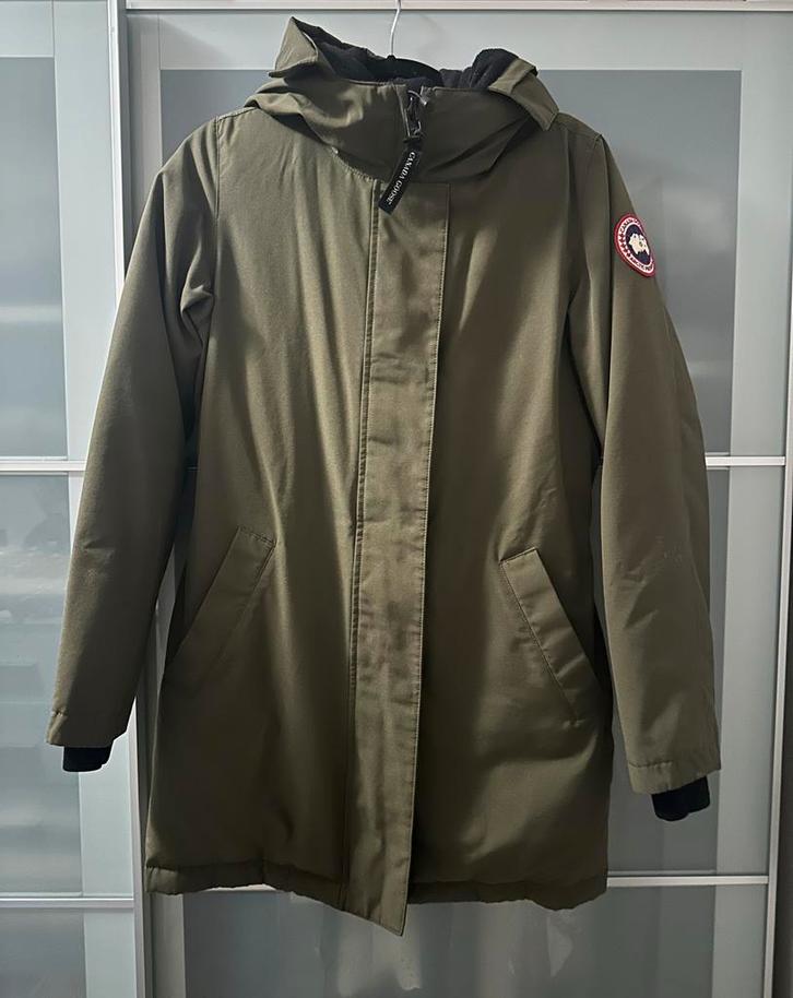 Canada Goose Victoria Parka - Warme Winterjas, Kleding | Dames, Jassen | Zomer, Gedragen, Maat 36 (S), Groen, Ophalen of Verzenden