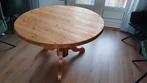 Klassieke eettafel gratis af te halen, Huis en Inrichting, Tafels | Eettafels, Ophalen, Gebruikt, Rond, 100 tot 150 cm